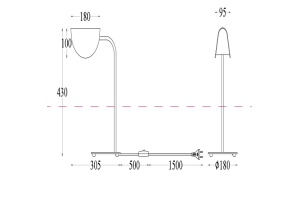 Настольная лампа Maytoni Technical Mollis MOD126TL-01B - 2