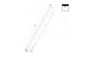 Встраиваемый светильник Maytoni Points TR031-4-18W3K-S-DS-B - 2