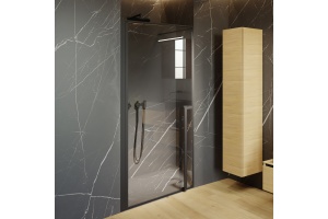 Душевая дверь в нишу Riho Lucid GD101 100 см, профиль черный