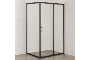 Душевой уголок Orange E23-12090TB профиль черный