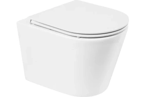 Унитаз подвесной BelBagno Flay-r с крышкой белый