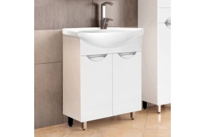 Тумба с раковиной Style Line Жасмин 60 белая