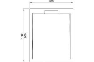 Поддон для душа RGW STL MB 100x90 черный - 3