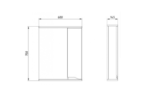 Зеркало Бари 60	 - 3
