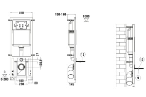 Комплект Weltwasser MARBERG 410 + ROTBACH 004 GL-WT + MAR 410 SE (10000006496) - 3