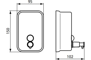 Диспенсер для мыла Ideal Standard IOM A9109MY - 2