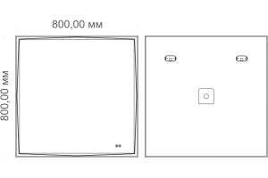 Зеркало Art&Max Firenze 80 - 2