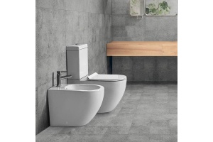 Чаша для напольного унитаза Vincea Globo белая с сиденьем микролифт без бачка - 2