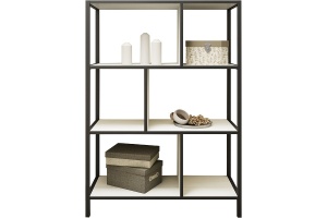 Шкаф Sanflor Лофт 80 черный муар (С08090)