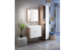 Тумба для комплекта IDDIS Mirro 60 подвесная, белая, дерево - 2