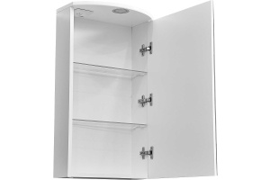 Зеркало-шкаф Stella Polar Концепт Альда 40 R с подсветкой белый - 3