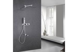 Душевой комплект Abber Rund с термостатом хром - 2