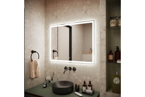 Зеркало Sancos City 90х70 с подсветкой - 2