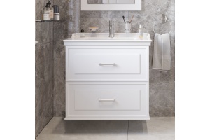 Тумба с раковиной STWORKI Хадстен 80 белая