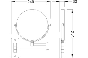 Зеркало Timo Nelson 160076/02 антик - 2