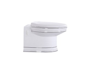 Унитаз приставной CeramaLux Classic белый (4287)