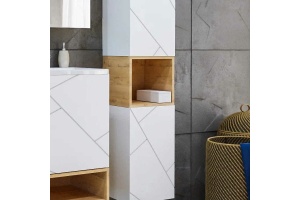 Полка для пенала Бриклаер Кристалл 20 дуб бунратти (4627125415852) - 3