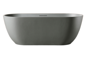 Ванна из искусственного камня Abber Frankfurt 170х75 светло - серый матовый