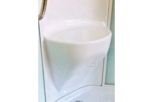 Душевая кабина Royal Bath HP 120х80 R стекло прозрачное задняя стенка белая - 3