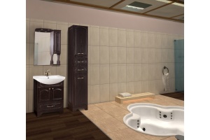 Зеркало-шкаф Bellezza Камелия 65 R венге - 3