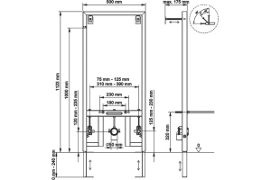 Система инсталляции для биде Berges Wasserhaus Novum 049213 - 2