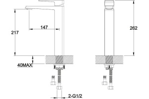Смеситель BelBagno Arlie ARL LMC CRM для раковины - 2