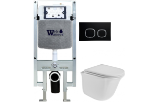 Комплект Weltwasser AMBERG 497 ST + TELBACH 004 GL-WT + AMBERG RD-BL (10000006763)