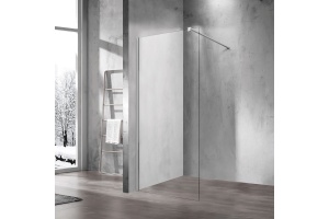 Душевая перегородка Vincea Walk-In 60х200 хром стекло прозрачное