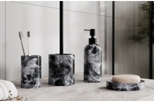 Мыльница Wasserkraft Neime черно - белый - 3