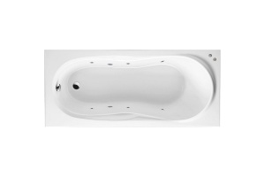 Акриловая ванна Excellent Sekwana 170х75 белая с гидромассажем