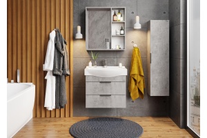 Зеркало-шкаф Onika Девис 65 бетон чикаго (281305) - 3