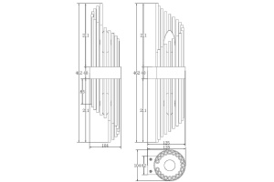 Бра Maytoni Frame MOD174WL-02G - 2