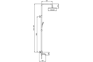 Душевая стойка с термостатом Gappo G2491-8 - 2
