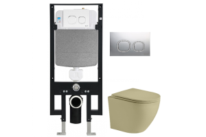 Комплект Weltwasser AMBERG 497 + MERZBACH 004 MT-GN + AMBERG RD-CR (10000006640)