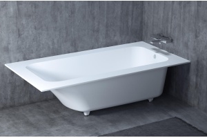 Ванна из искусственного камня Salini Orlando 190x100 102014G S-Sense, глянцевый - 2