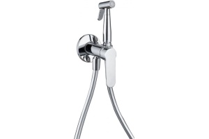 AF300-52С Aquanet Passion, смеситель встр. с гиг.душем (латунь), шланг 1,2м хром (243317)