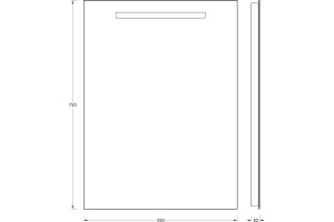 Зеркало в ванную Evoform  55 см (BY 2102) - 2