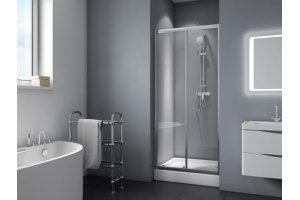 Душевая дверь BelBagno Due 140 хром (DUE-BF-1-140-C-Cr) - 2