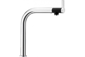 Смеситель для кухонной мойки Blanco Vonda хром, черный (518434)