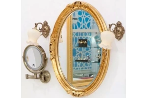 Зеркало Boheme Armadi Art NeoArt 85х65 золото - 2