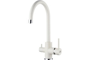 Смеситель для кухни Paulmark Essen белый матовый