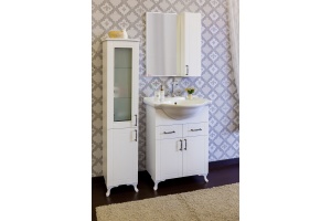 Зеркало-шкаф Sanflor Глория 65 R, белый - 2