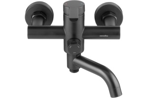 Смеситель для ванны с душем Swedbe Diana черный матовый (1035) - 3