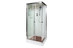 Душевая кабина Deto K 90х90 с электрикой, хром (K409SEL) - 2