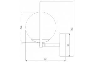 Бра Eurosvet Ringo 50289 золото - 2