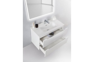 Тумба с раковиной BelBagno Etna 39 80 bianco lucido - 3