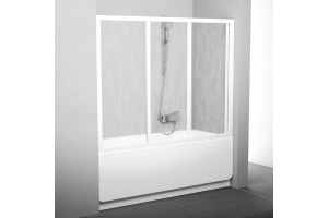 Шторка на ванну Ravak AVDP3-150 Rain, профиль белый