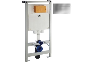 Система инсталляции для унитазов OLI Oli 80 с кнопкой смыва Slim