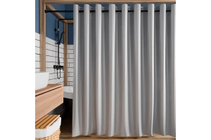 Штора для ванной Wasserkraft Oder 200х200 серый