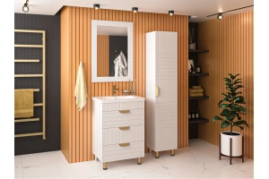 Зеркало Brevita Gloster 60 белый (GLOS-02060-01-2) - 3